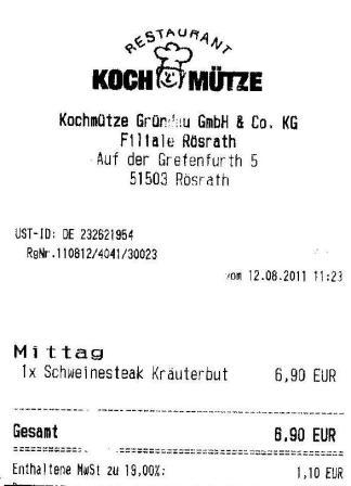 adst Hffner Kochmtze Restaurant